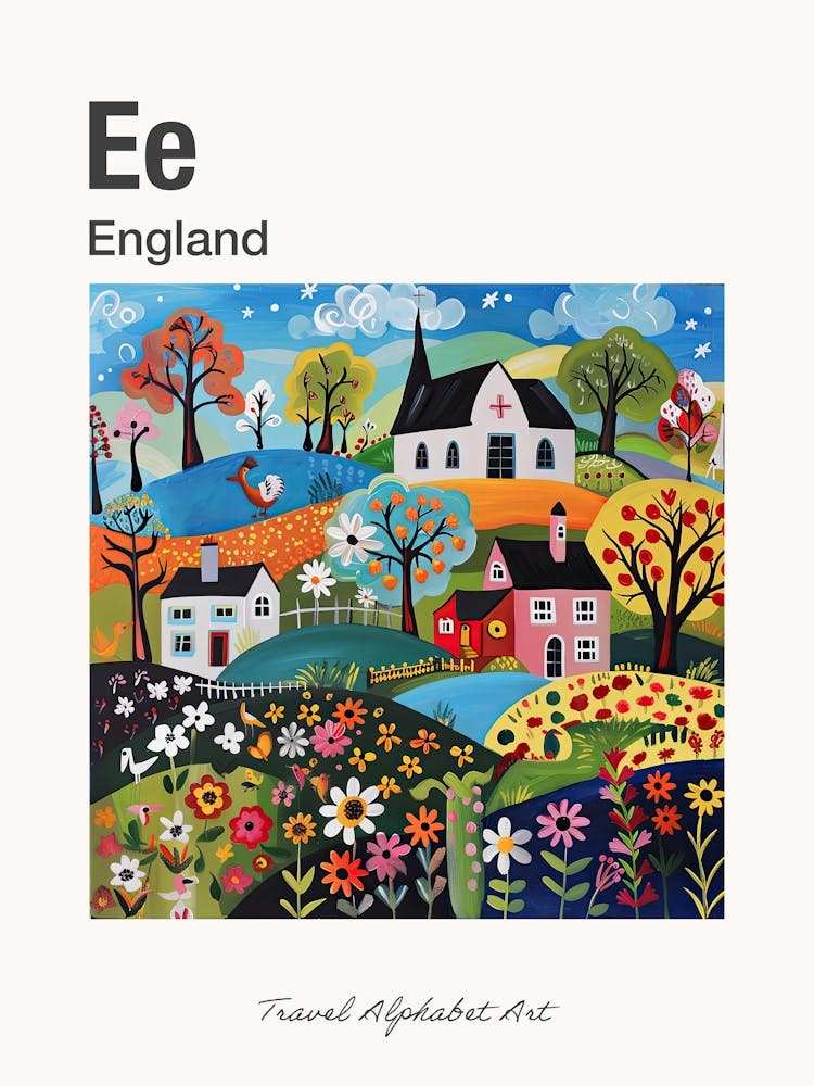 Kids Travel Alphabet England 3