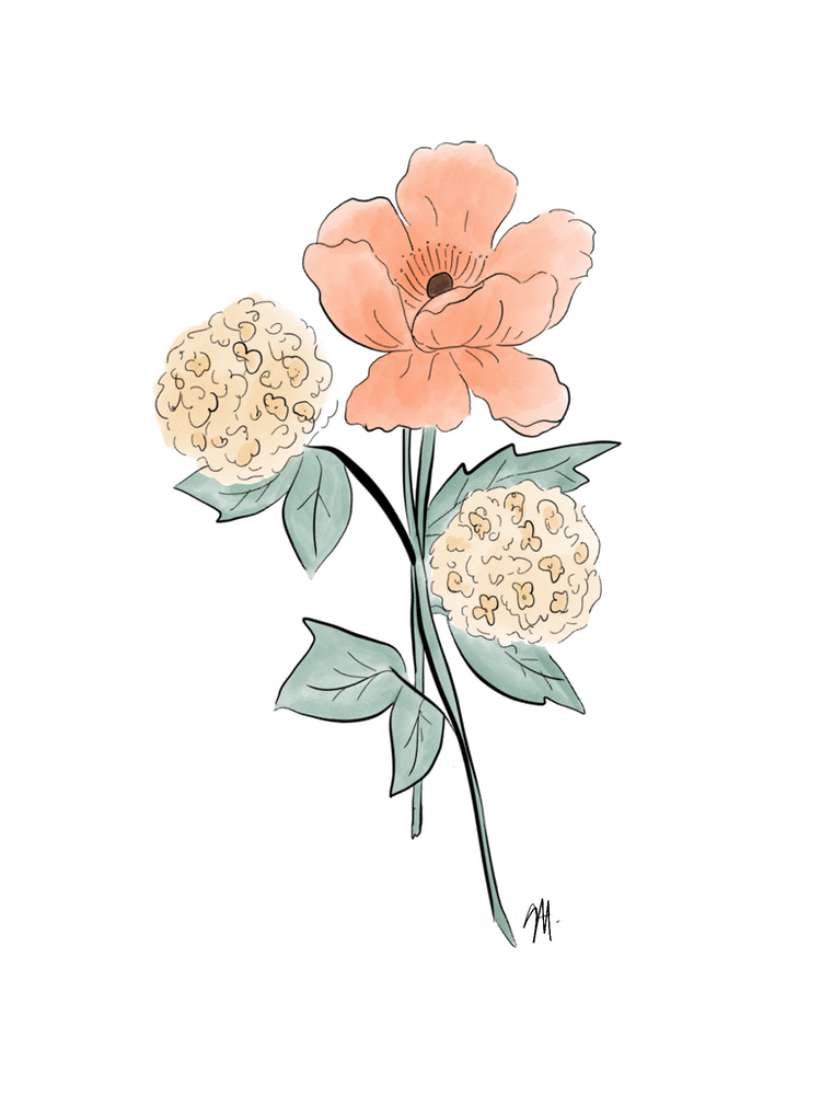 Let It Be - Two Flowers