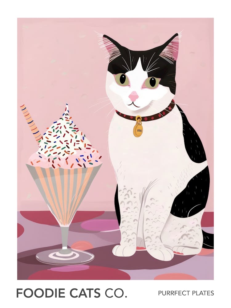 Foodie Cats Co Cat And Sundae 1