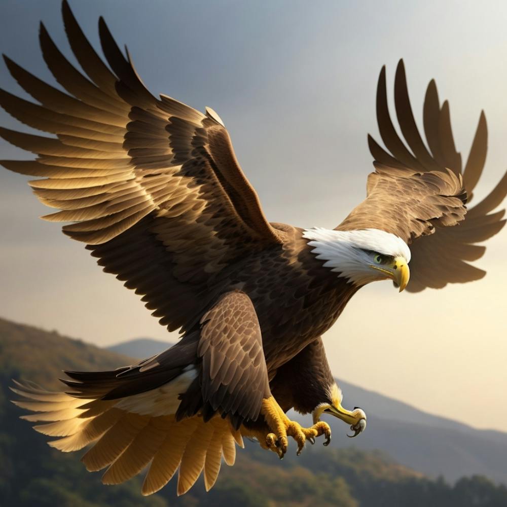 Bald Eagle In Flight