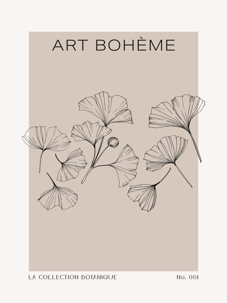 Neutral Botanical Art Boheme - La Collection Botanique
