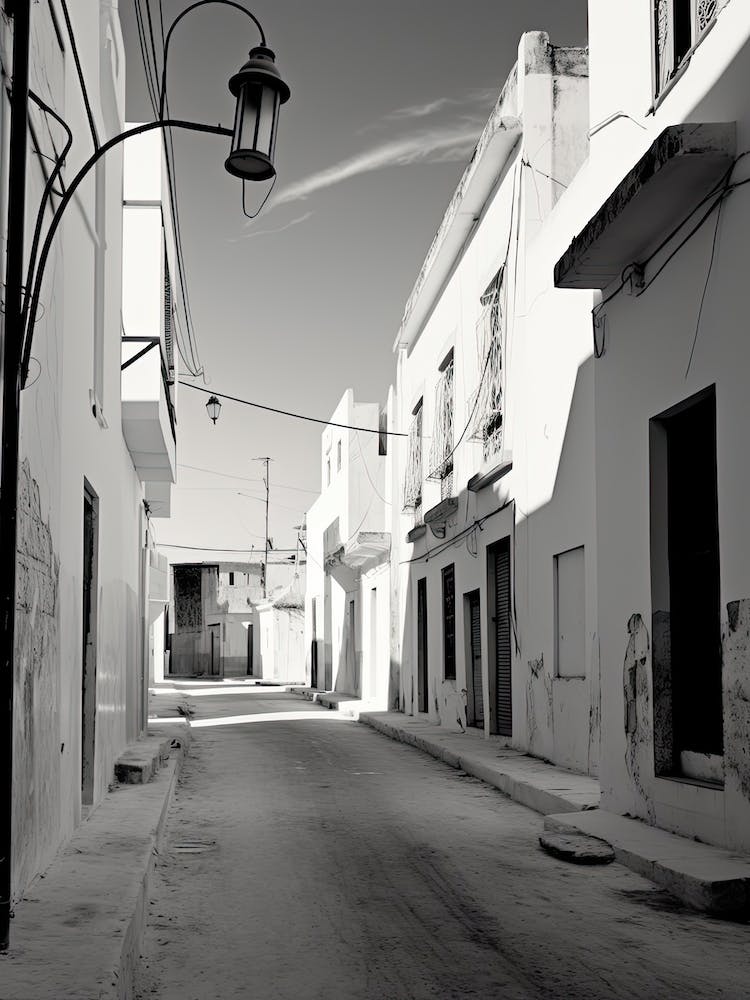 Tunis, Tunisia, Black And White Photography 2