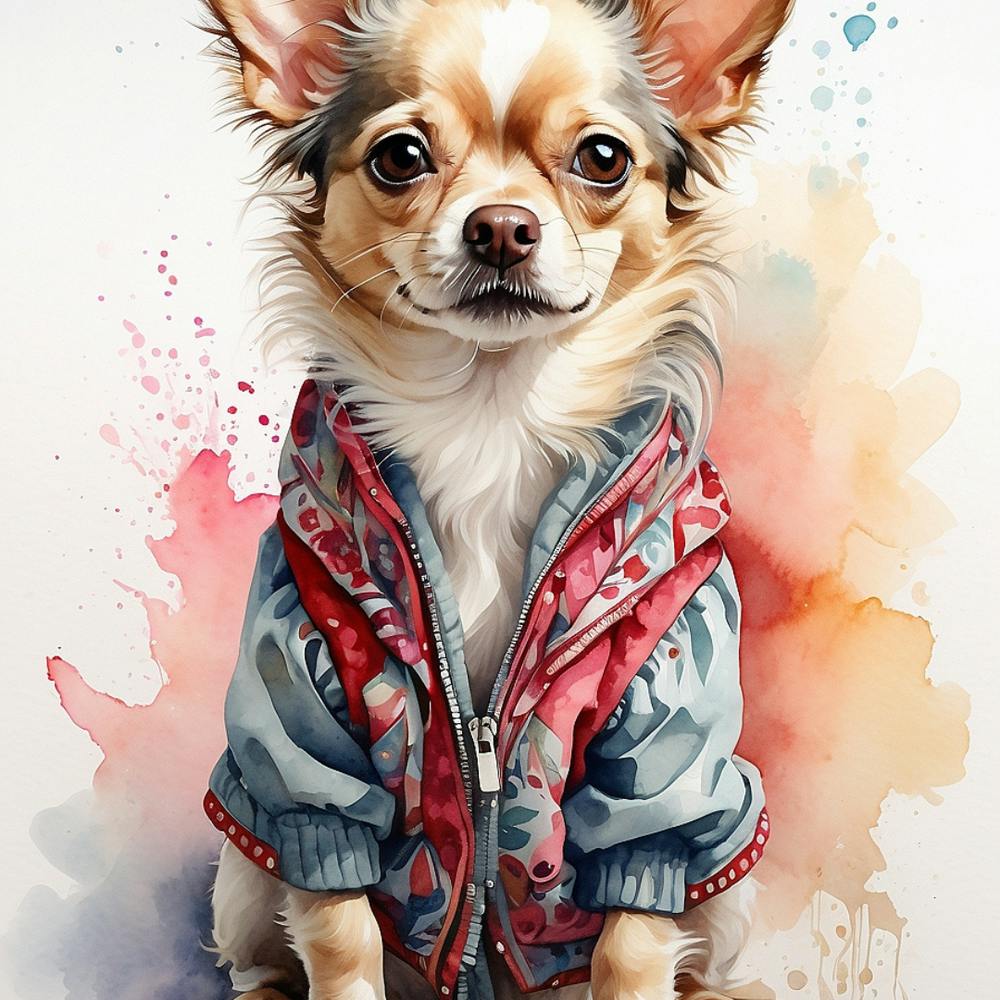 Cute dog animal