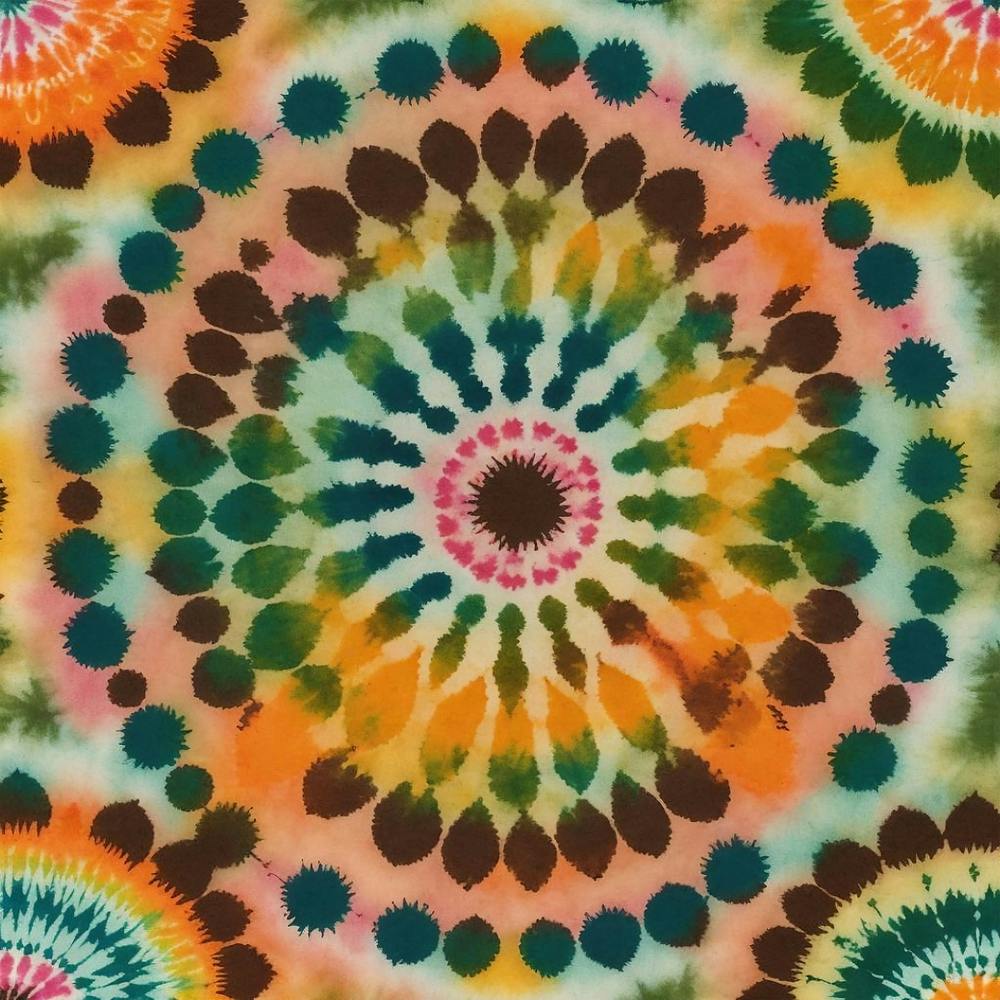Tie dye Mandala