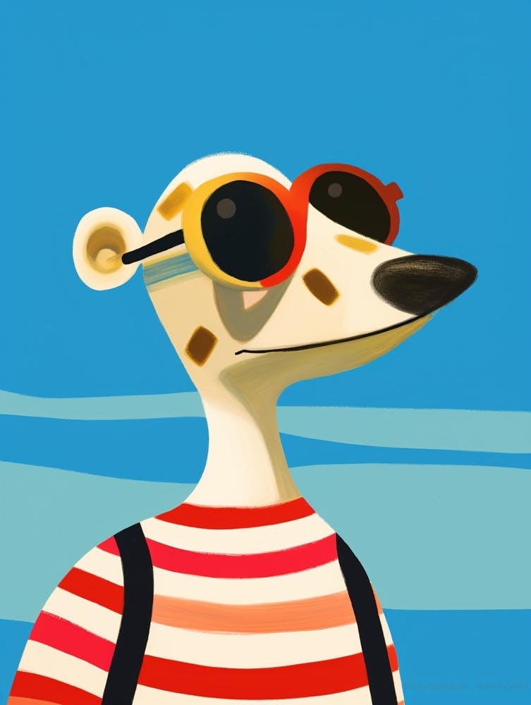 Little Meerkat 3 Wearing Sunglasses