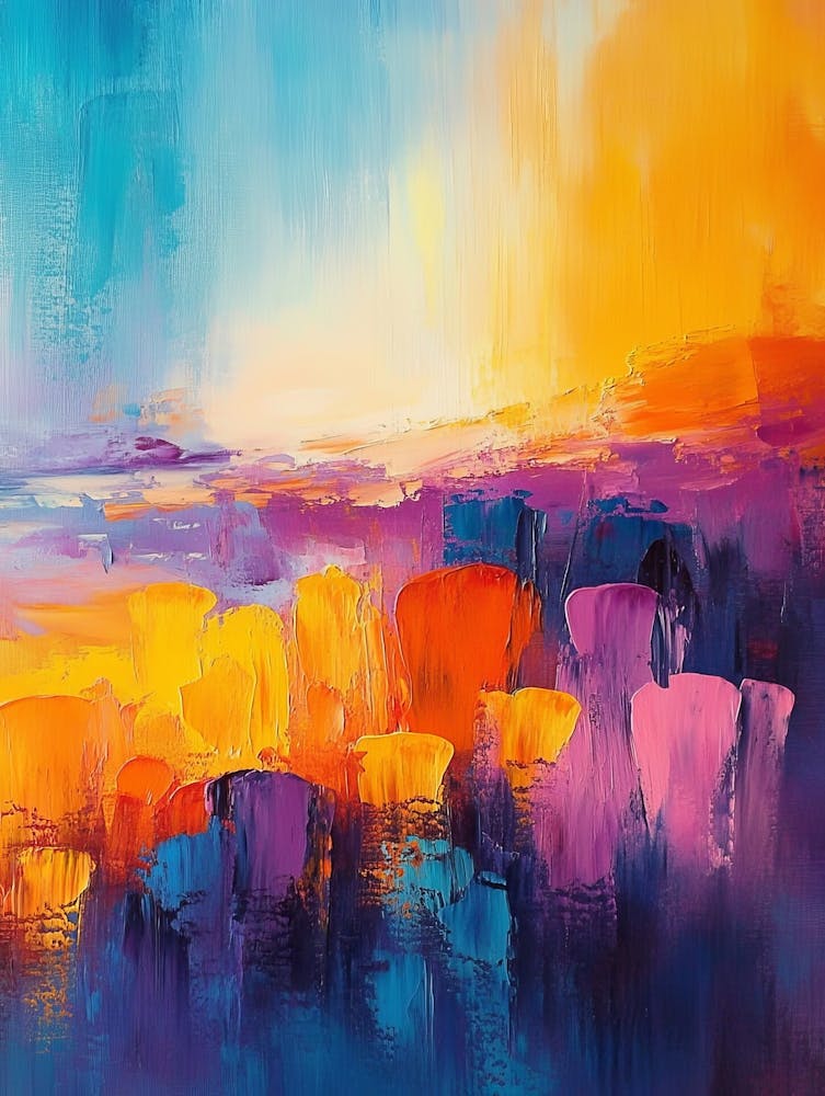 Abstract Painting Colorful 1