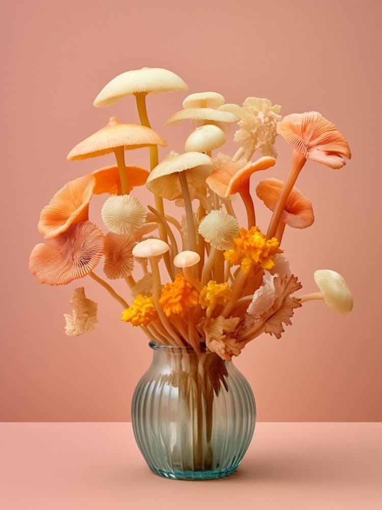 Mushroom Bouquet Still Life 2