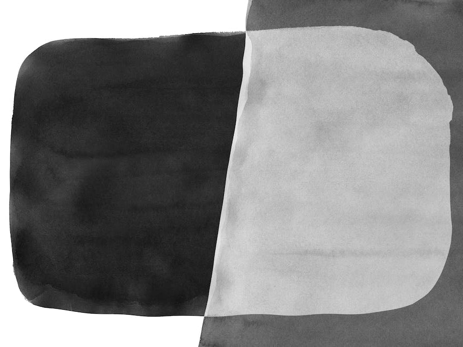Minimal Black And White Abstract 06