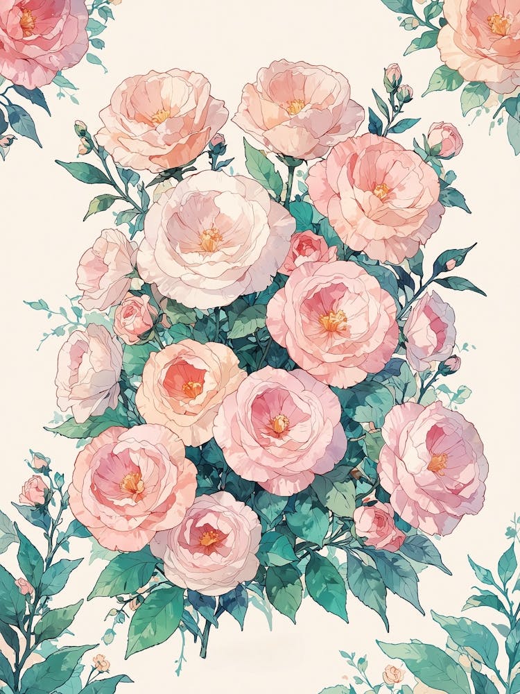 Pink Roses Wallpaper