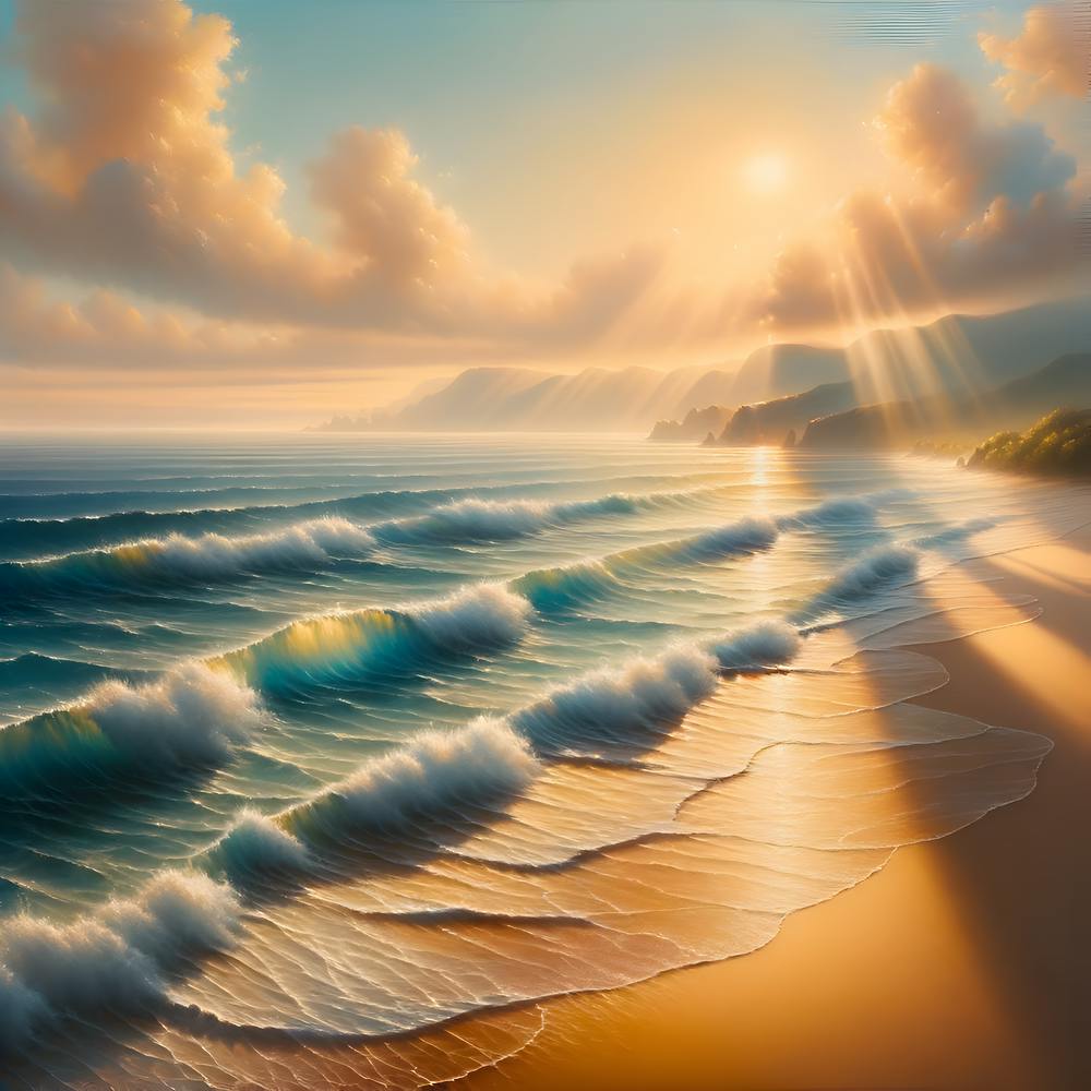 Sunset On The Beach 1