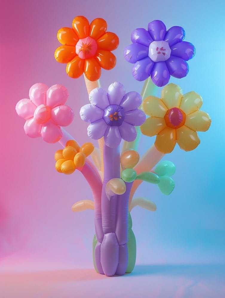 Dreamy Inflatable Flowers Scabiosa 2