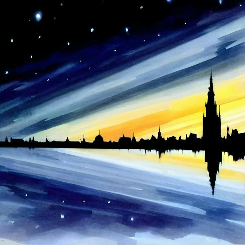 Skyline At Night