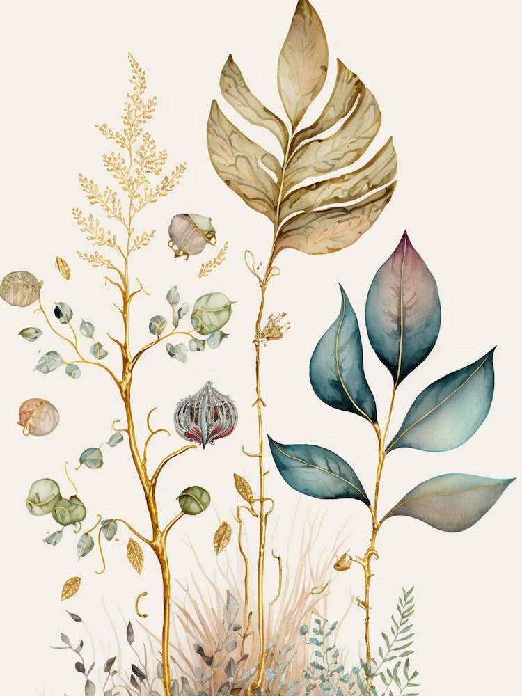 Summer Flowers Watercolor