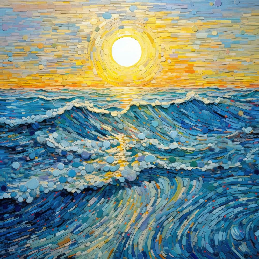 Sunset Over The Ocean 9