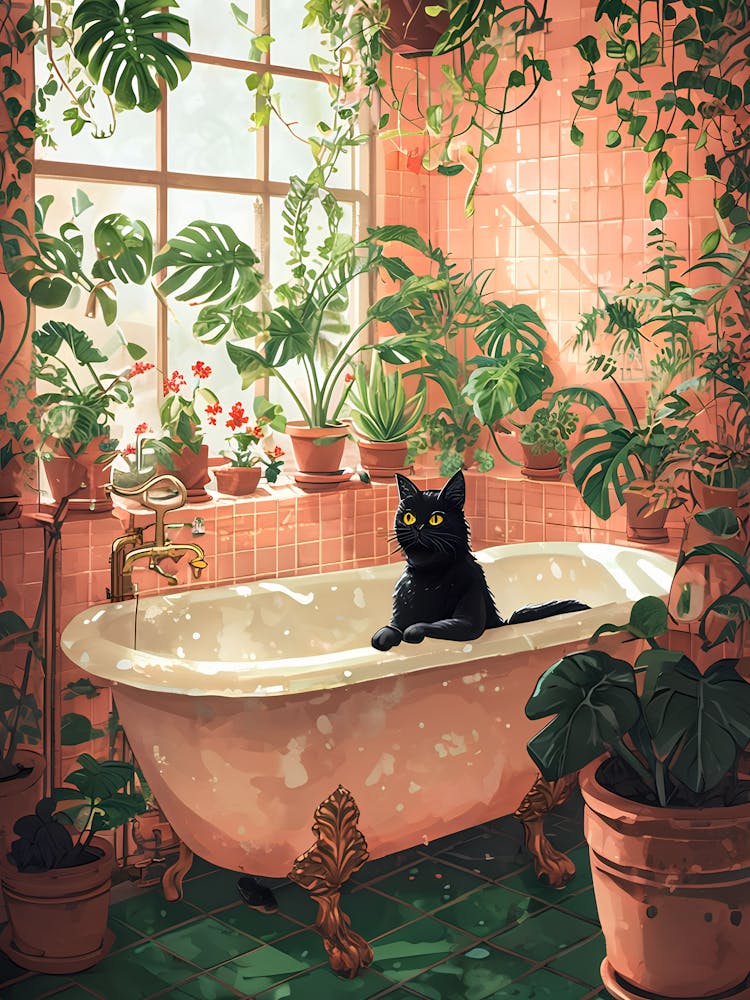 Bath Cat