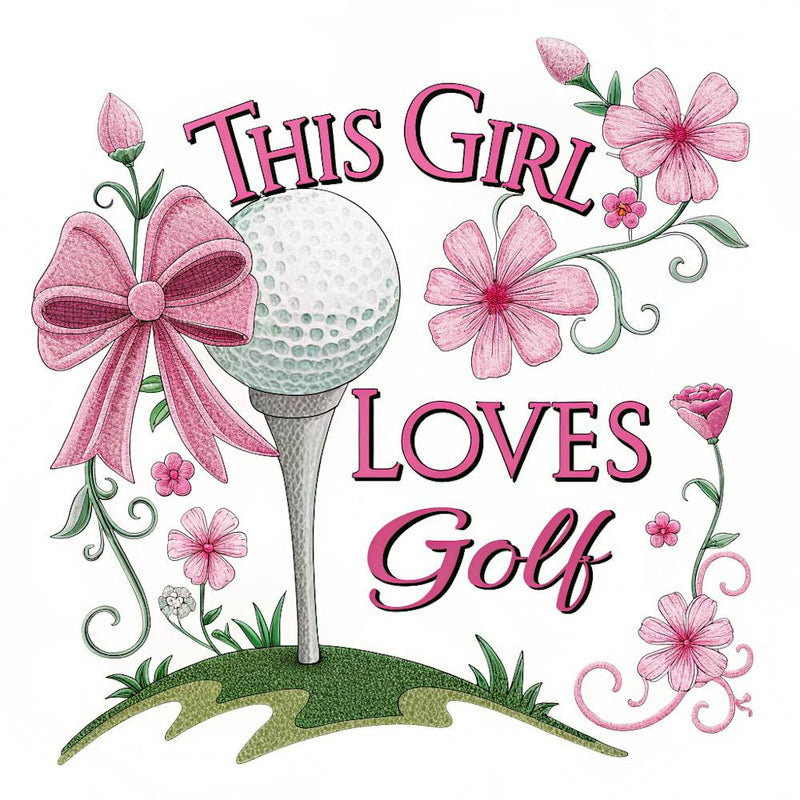 This Girl Loves Golf A Feminine Golf Design With (1)