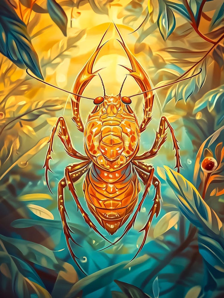 Cockroach In The Forest