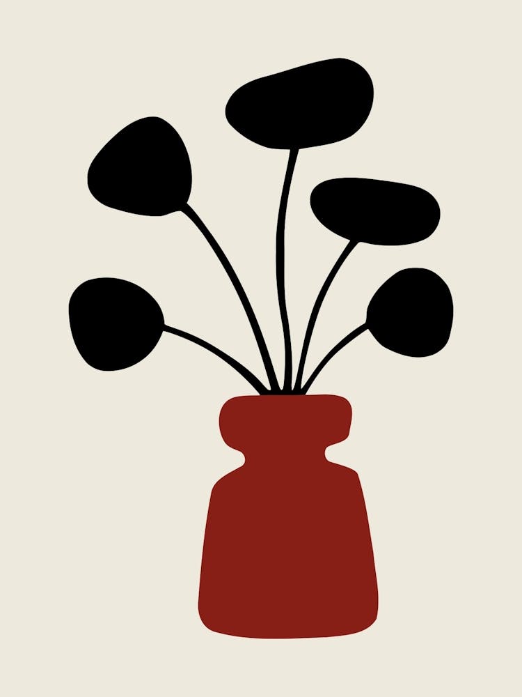 Vase mit Blumen