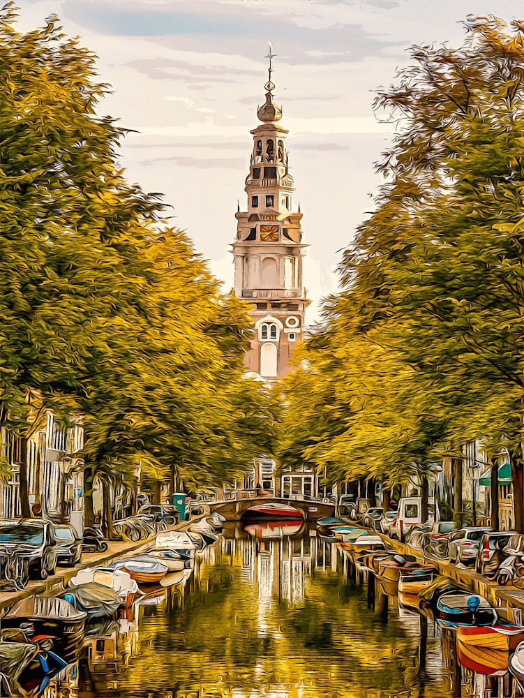 The Zuiderkerk Along Groenburgwal