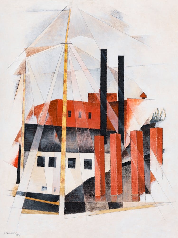 Piano Mover's Holiday , Charles Demuth