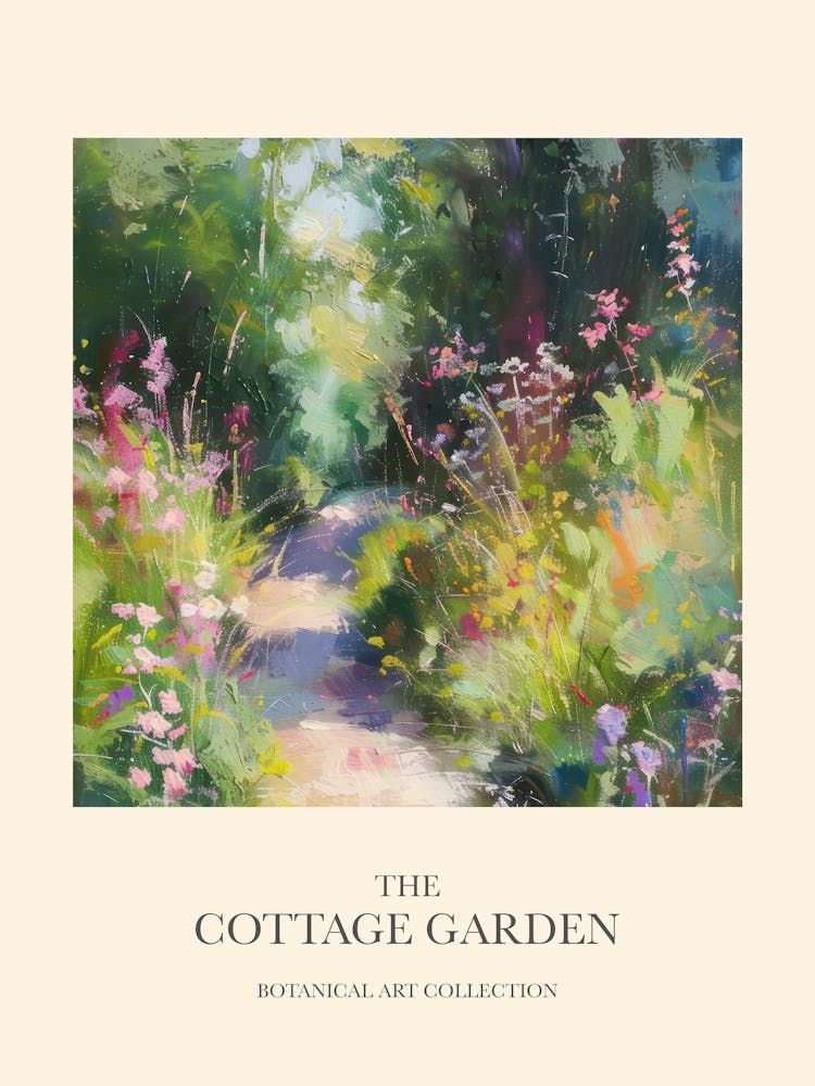 Cottage Garden Poster Wild Garden 8