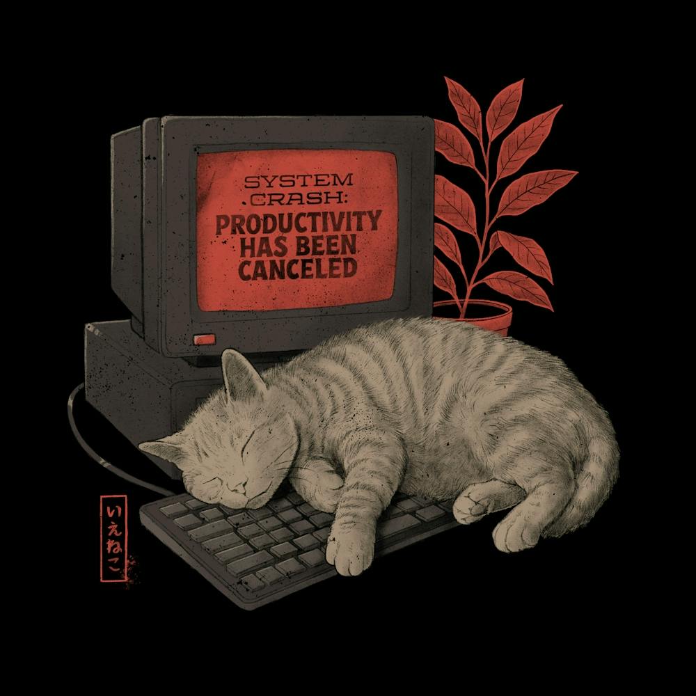 System Crash Cat Cute IT 1