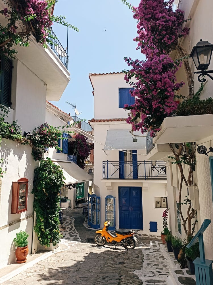 Skiathos Town Greece Island