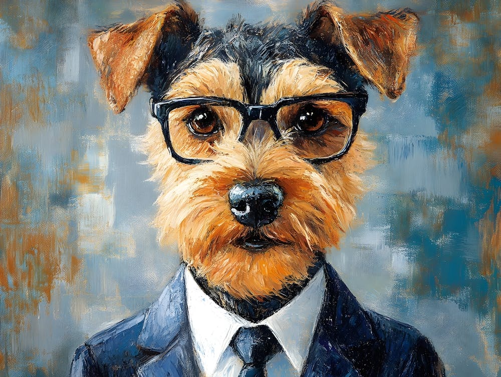 This Airedale Is All Business 4