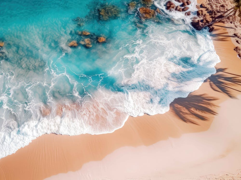 Aerial View Of A Beach 4