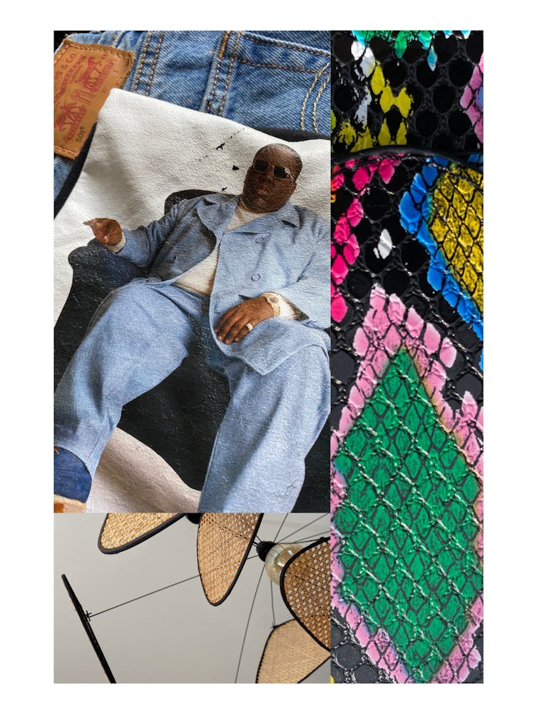 Collage Of Textiles