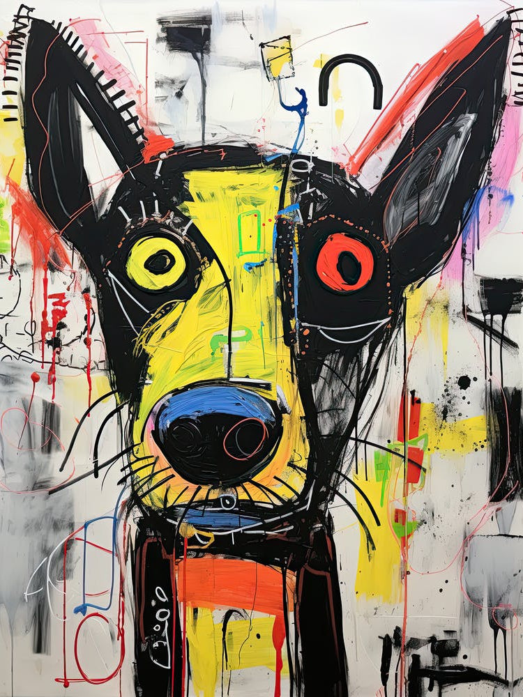 Neo-Expressionist Barks: Dog
