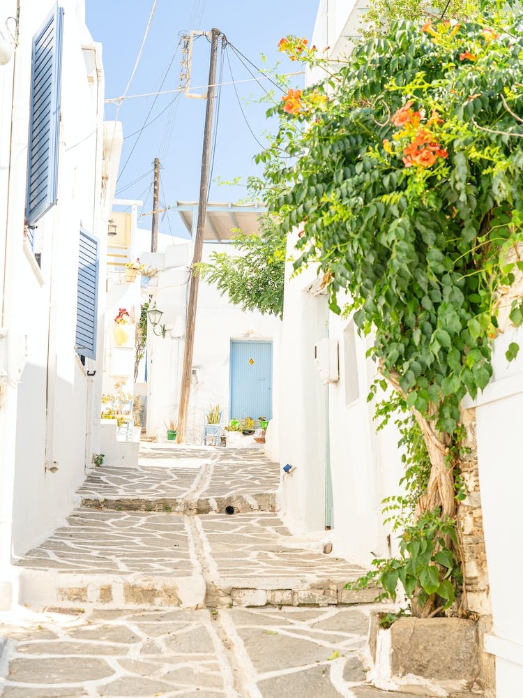 Village d'île grecque