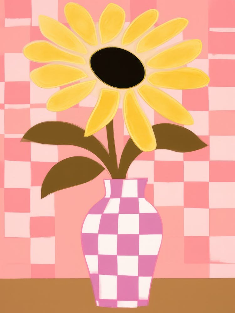 Sunflower Flower Vase 5