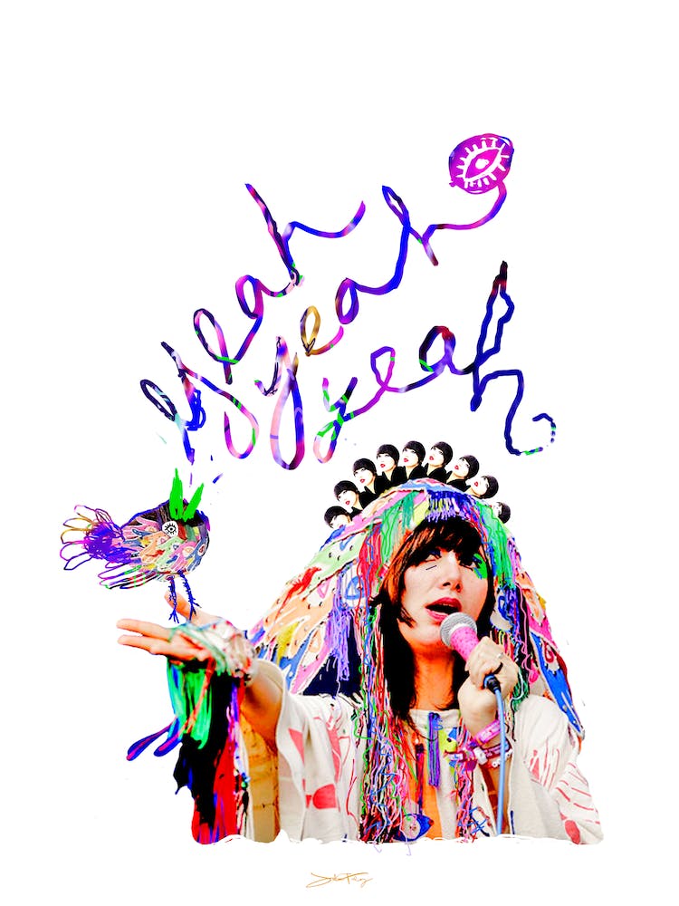 Yeah Yeah Yeahs Karen O Illustration