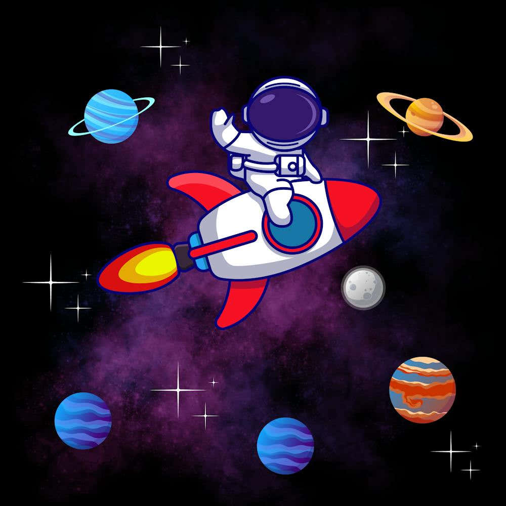 Astronaut In Space 1