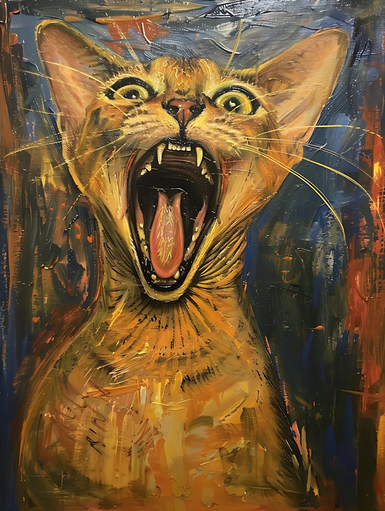Fantastic Cat Screaming