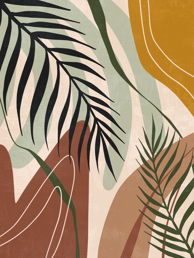 Abstract Tropical Leaves 7