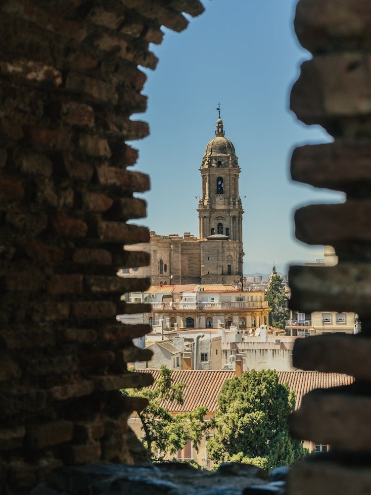 View Of The City From The Tower, Malaga, Spain