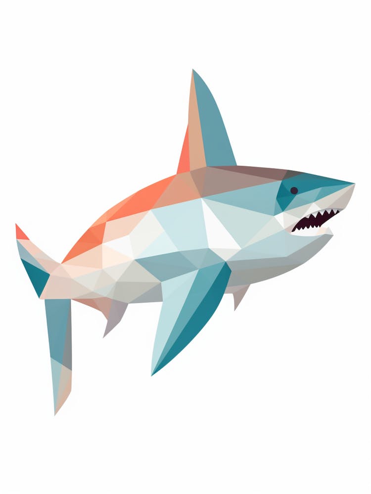 Minimalist Shark Shape 8