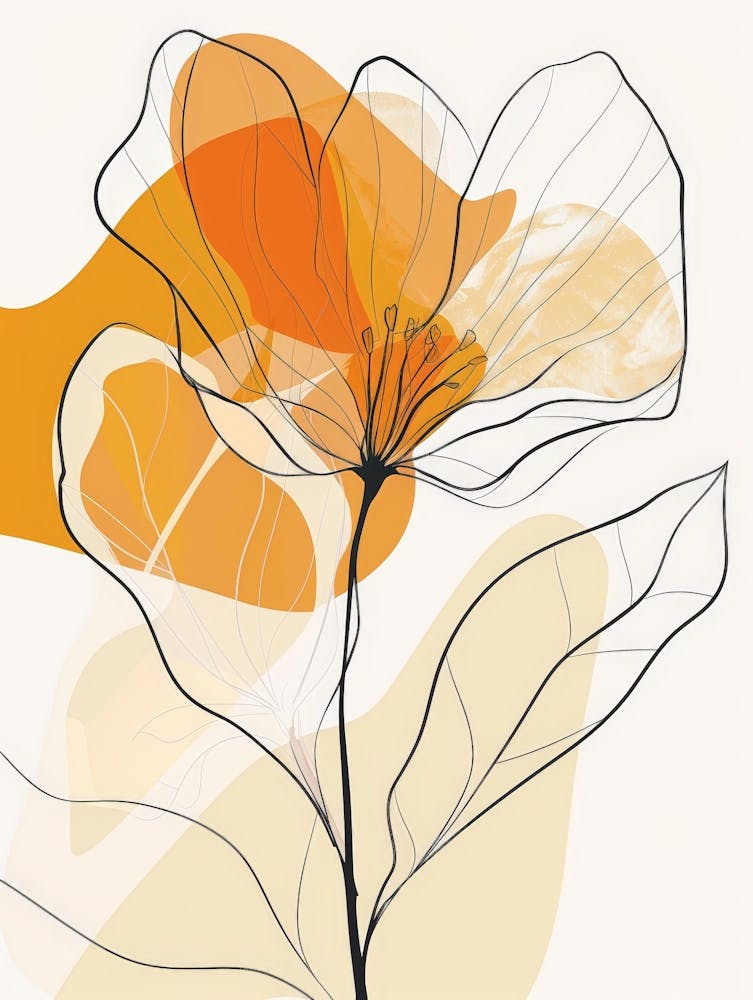 Orange Flower 4