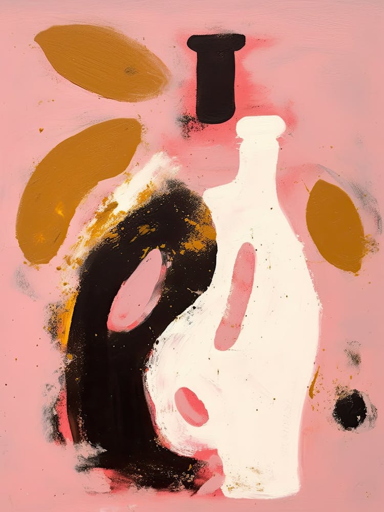 Pink Terracotta Painting Abstract 1