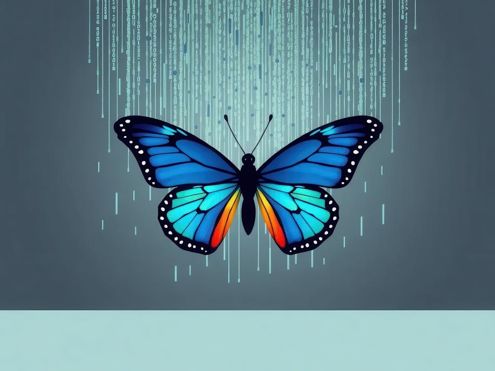 Butterfly With Data