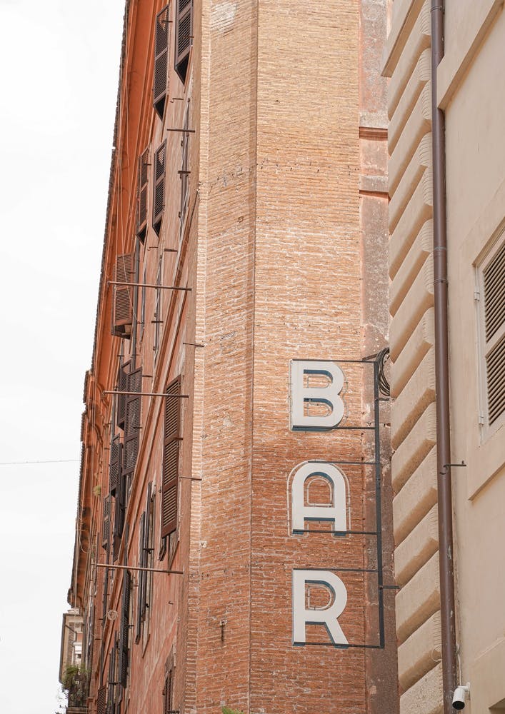 Bar Sign In Rome