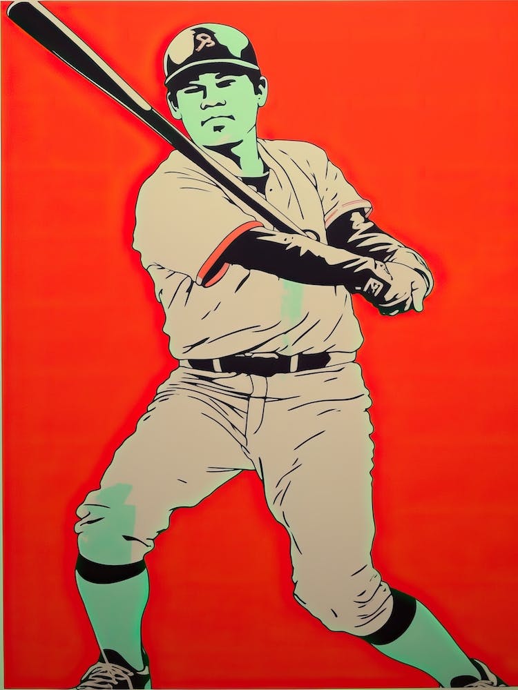 Baseball Pop Art 1