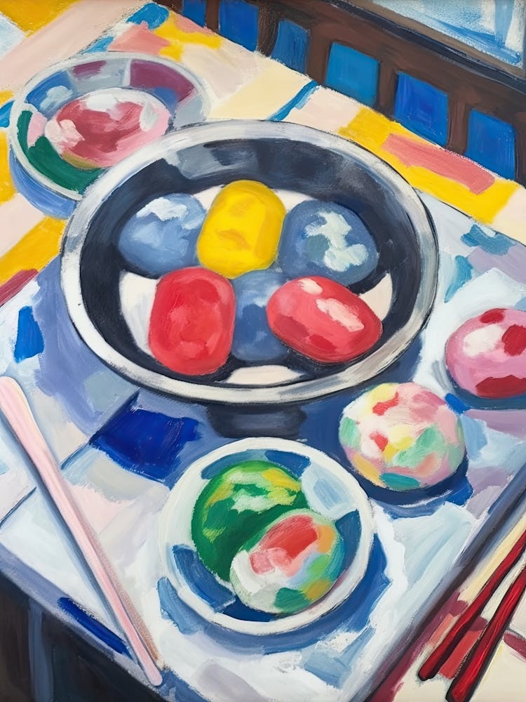 Mochi Ice Cream Painting 4