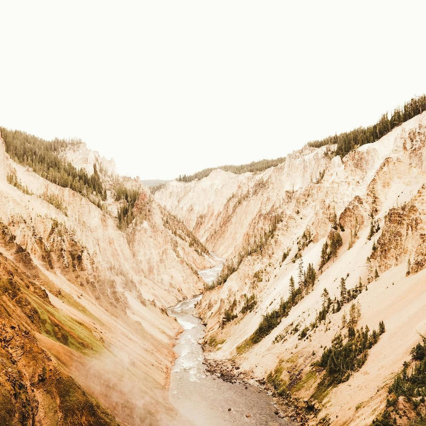 Grand Canyon Of Yellowstone Square