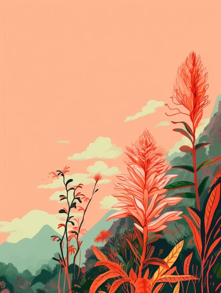 Boho Wildflower Painting Goats Beard 2