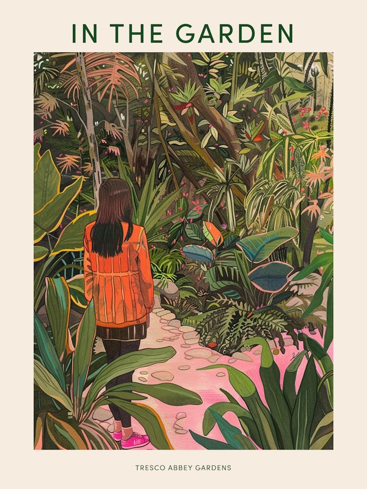 In The Garden Poster Tresco Abbey Gardens United Kingdom 3