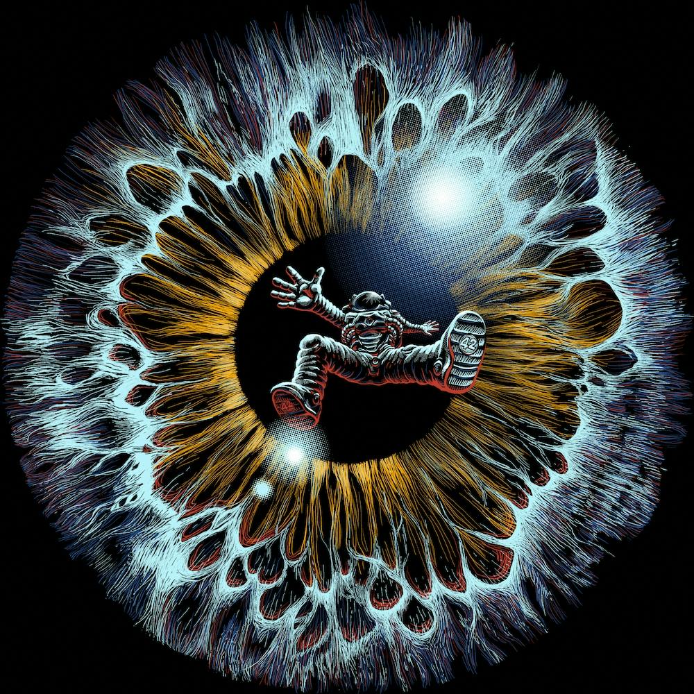 Lost In Your Eye Cosmic Square