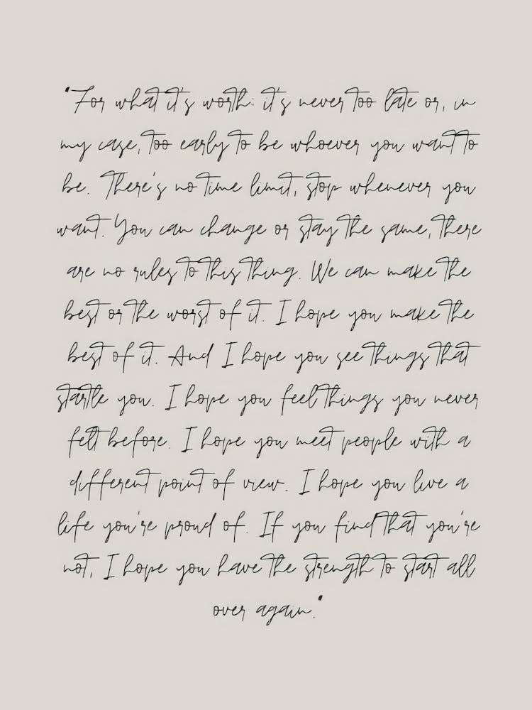 For What It S Worth Print Affirmation Print Fitzgerald Quote Print Vintage Quote Poster Positivity Print Mental Health Print Self Love Print